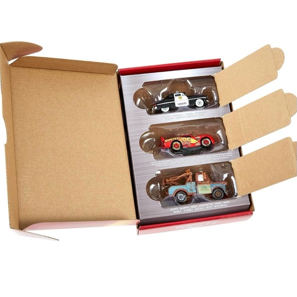 "Disney Cars Radiator Springs 3-Pack Die-Cast Toy Cars -Lightning McQueen, Mater - Picture 5 of 5